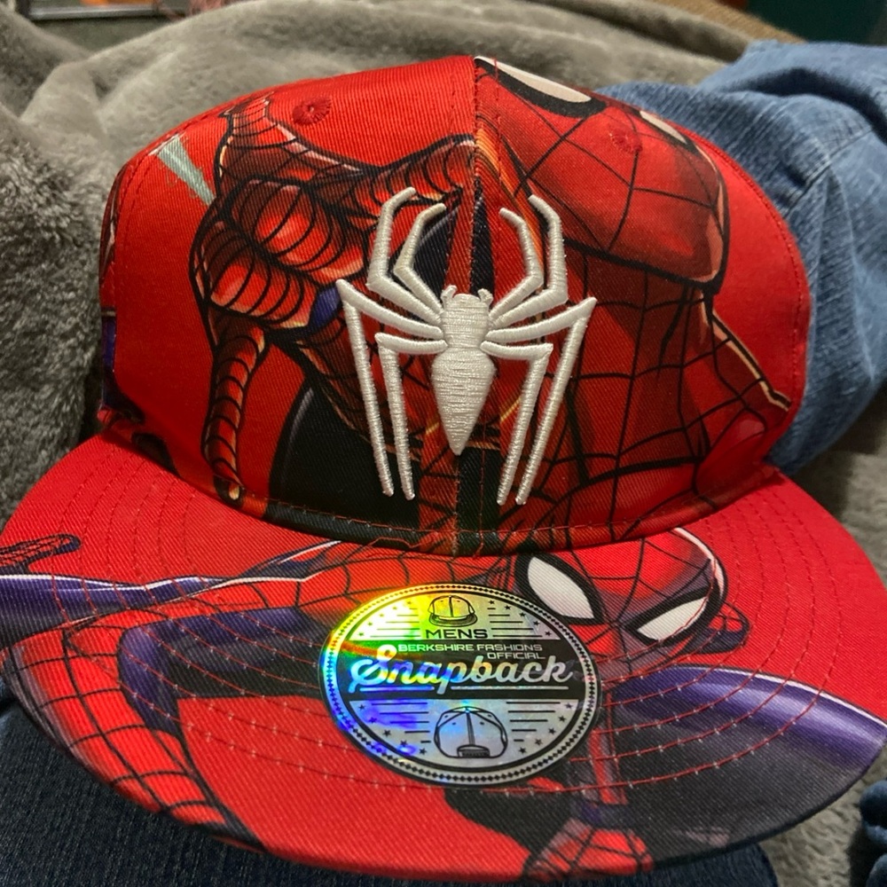 Marvel Spider-Man Red Snapback Hat
